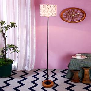 devansh Eve Multicolour Cotton Shade Floor Lamp-picture-18