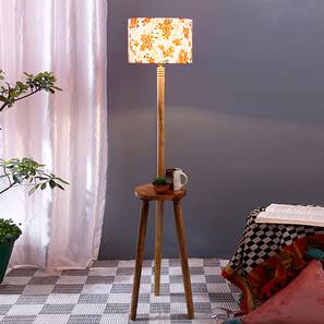 Products Design Heath Multicolour Cotton Shade Floor Lamp (Multicolor)