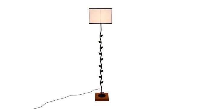 Edythe Multicolour Cotton Shade Floor Lamp (Multicolor) by Urban Ladder - Front View Design 1 - 494835