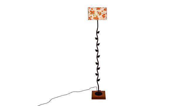 Ellie Multicolour Cotton Shade Floor Lamp (Multicolor) by Urban Ladder - Front View Design 1 - 494837