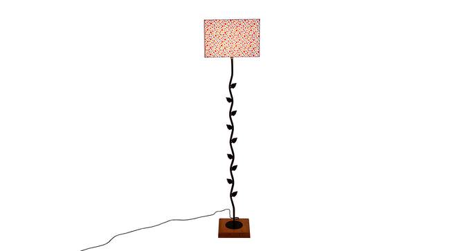 Ellis Multicolour Cotton Shade Floor Lamp (Multicolor) by Urban Ladder - Front View Design 1 - 494838