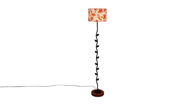 Fergie Multicolour Cotton Shade Floor Lamp (Multicolor) by Urban Ladder - Front View Design 1 - 494845