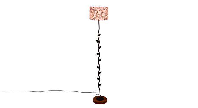 Ferlin Multicolour Cotton Shade Floor Lamp (Multicolor) by Urban Ladder - Front View Design 1 - 494846
