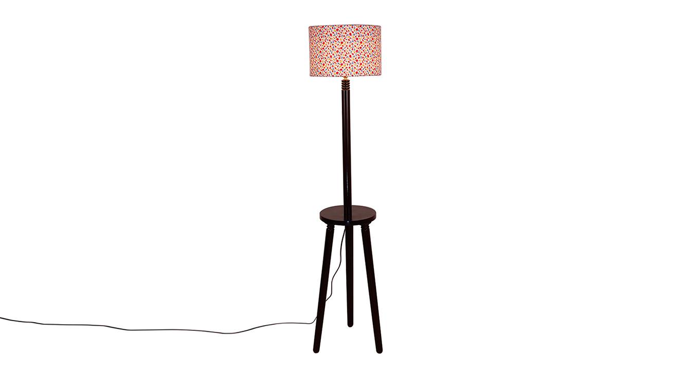 Gwenaelle Multicolour Cotton Shade Floor Lamp Urban Ladder