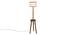 Harlow Multicolour Cotton Shade Floor Lamp (Multicolor) by Urban Ladder - Front View Design 1 - 494851