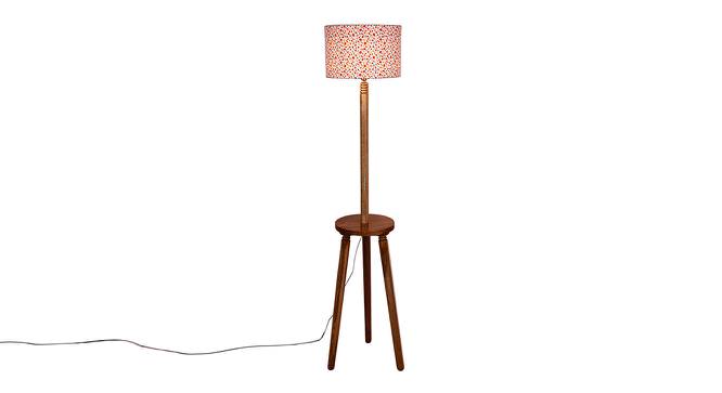 Heather Multicolour Cotton Shade Floor Lamp (Multicolor) by Urban Ladder - Front View Design 1 - 494854