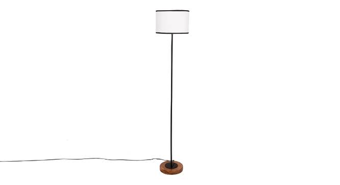 Emme Multicolour Cotton Shade Floor Lamp (Multicolor) by Urban Ladder - Cross View Design 1 - 494862
