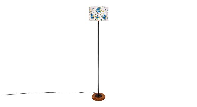 Etta Multicolour Cotton Shade Floor Lamp (Multicolor) by Urban Ladder - Cross View Design 1 - 494863