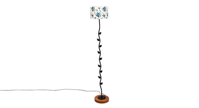 Femi Multicolour Cotton Shade Floor Lamp (Multicolor) by Urban Ladder - Cross View Design 1 - 494867