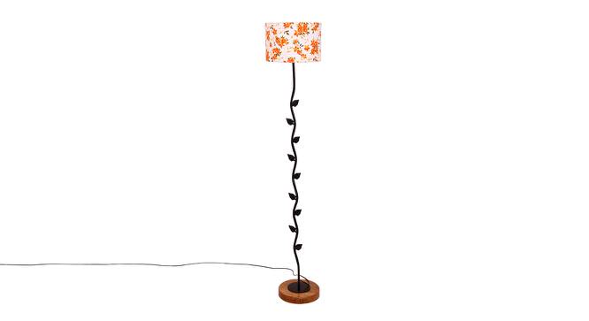 Fergie Multicolour Cotton Shade Floor Lamp (Multicolor) by Urban Ladder - Cross View Design 1 - 494868