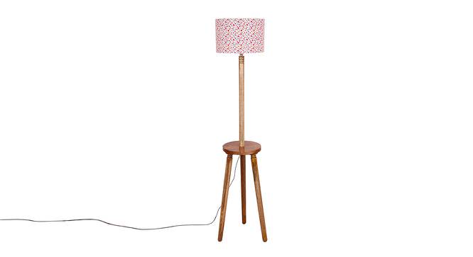 Heather Multicolour Cotton Shade Floor Lamp (Multicolor) by Urban Ladder - Cross View Design 1 - 494877