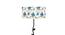 Ellen Multicolour Cotton Shade Floor Lamp (Multicolor) by Urban Ladder - Rear View Design 1 - 494902