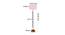 Ellis Multicolour Cotton Shade Floor Lamp (Multicolor) by Urban Ladder - Design 1 Dimension - 494910