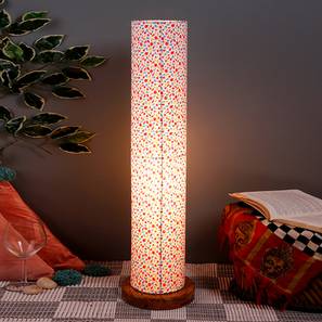 devansh Ozzy Multicolour Cotton Shade Floor Lamp-picture-14