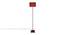 Earvin Maroon Cotton Shade Floor Lamp (Maroon) by Urban Ladder - Front View Design 1 - 494955