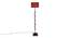 Elin Maroon Cotton Shade Floor Lamp (Maroon) by Urban Ladder - Front View Design 1 - 494956