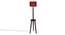 Gates Maroon Cotton Shade Floor Lamp (Maroon) by Urban Ladder - Front View Design 1 - 494959