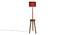 Harmon Maroon Cotton Shade Floor Lamp (Maroon) by Urban Ladder - Front View Design 1 - 494960