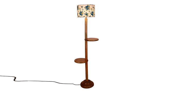 Ivanka Multicolour Cotton Shade Floor Lamp (Multicolor) by Urban Ladder - Front View Design 1 - 494962