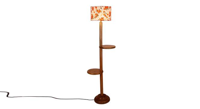 Jack Multicolour Cotton Shade Floor Lamp (Multicolor) by Urban Ladder - Front View Design 1 - 494963