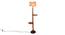 Jack Multicolour Cotton Shade Floor Lamp (Multicolor) by Urban Ladder - Front View Design 1 - 494963