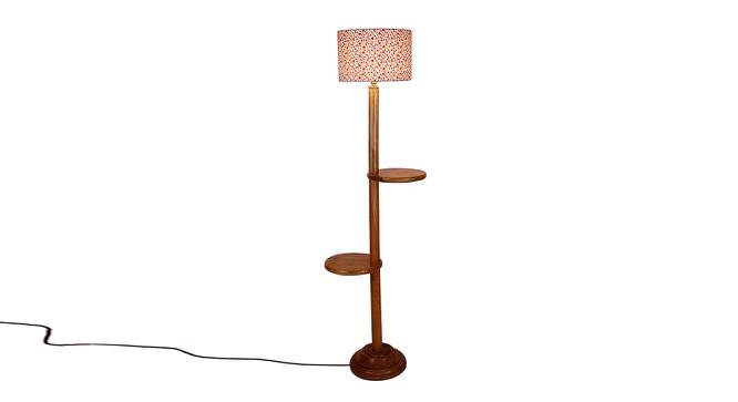 Jacoby Multicolour Cotton Shade Floor Lamp (Multicolor) by Urban Ladder - Front View Design 1 - 494964