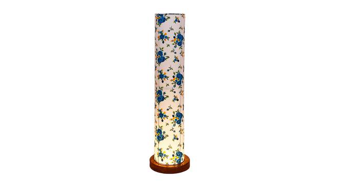 Orlando Multicolour Cotton Shade Floor Lamp (Multicolor) by Urban Ladder - Front View Design 1 - 494972