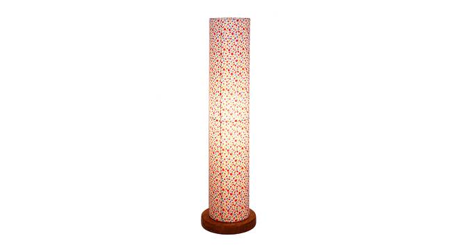 Ozzy Multicolour Cotton Shade Floor Lamp (Multicolor) by Urban Ladder - Front View Design 1 - 494974