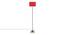 Earvin Maroon Cotton Shade Floor Lamp (Maroon) by Urban Ladder - Cross View Design 1 - 494979
