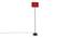 Estelle Maroon Cotton Shade Floor Lamp (Maroon) by Urban Ladder - Cross View Design 1 - 494981