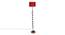 Felicia Maroon Cotton Shade Floor Lamp (Maroon) by Urban Ladder - Cross View Design 1 - 494982