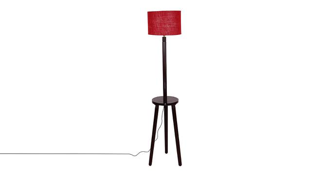 Gates Maroon Cotton Shade Floor Lamp (Maroon) by Urban Ladder - Cross View Design 1 - 494983