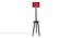 Gates Maroon Cotton Shade Floor Lamp (Maroon) by Urban Ladder - Cross View Design 1 - 494983
