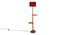 Ivana Maroon Cotton Shade Floor Lamp (Maroon) by Urban Ladder - Cross View Design 1 - 494985