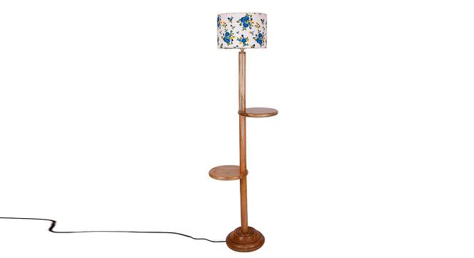 Ivanka Multicolour Cotton Shade Floor Lamp (Multicolor) by Urban Ladder - Cross View Design 1 - 494986