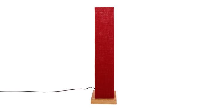Miranda Maroon Cotton Shade Floor Lamp (Maroon) by Urban Ladder - Cross View Design 1 - 494990