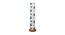 Orlando Multicolour Cotton Shade Floor Lamp (Multicolor) by Urban Ladder - Cross View Design 1 - 494996