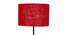 Estelle Maroon Cotton Shade Floor Lamp (Maroon) by Urban Ladder - Design 1 Side View - 495005