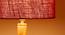 Ivana Maroon Cotton Shade Floor Lamp (Maroon) by Urban Ladder - Design 1 Side View - 495009