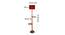 Ivana Maroon Cotton Shade Floor Lamp (Maroon) by Urban Ladder - Design 1 Dimension - 495035