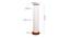 Neil Multicolour Cotton Shade Floor Lamp (Multicolor) by Urban Ladder - Design 1 Dimension - 495044