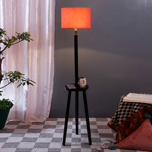 devansh Fiona Orange Cotton Shade Floor Lamp-picture-15