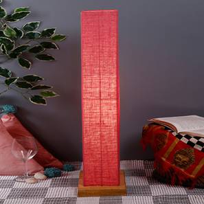 Products Design Miranda Pink Cotton Shade Floor Lamp (Pink)