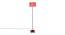 Earvin Pink Cotton Shade Floor Lamp (Pink) by Urban Ladder - Front View Design 1 - 495078