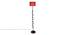 Felicia Pink Cotton Shade Floor Lamp (Pink) by Urban Ladder - Front View Design 1 - 495084