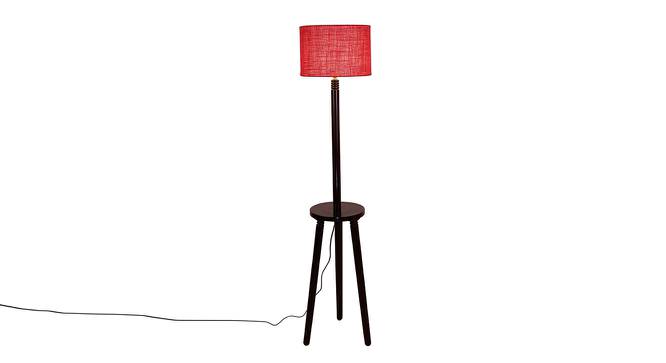 Gates Pink Cotton Shade Floor Lamp (Pink) by Urban Ladder - Front View Design 1 - 495086