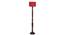 Britney Brown Cotton Shade Floor Lamp (Red) by Urban Ladder - Cross View Design 1 - 495095