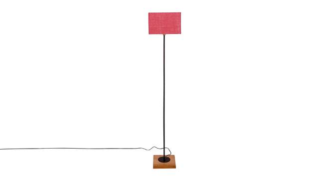 Earvin Pink Cotton Shade Floor Lamp (Pink) by Urban Ladder - Cross View Design 1 - 495101