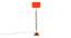 Edythe Orange Cotton Shade Floor Lamp (Orange) by Urban Ladder - Cross View Design 1 - 495102