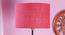 Estelle Pink Cotton Shade Floor Lamp (Pink) by Urban Ladder - Cross View Design 1 - 495105